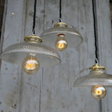 1 abat jour suspension atelier holophane lampe industrielle