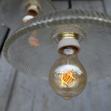 1 abat jour suspension atelier holophane lampe industrielle