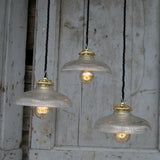 1 abat jour suspension atelier holophane lampe industrielle