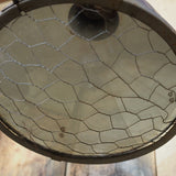 pendant light with grey enameled lampshade, Bauhaus industrial style