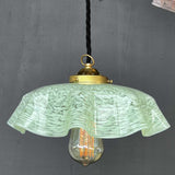 1 abat jour suspension so chic opaline lampe vintage