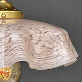 1 abat jour suspension so chic opaline lampe vintage