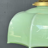 1 abat jour suspension so chic opaline lampe vintage