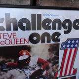 Steve McQUEEN  grand cadre avec affiche cinema originale