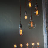 ampoule galaxie 95  filament de carbonne facon Thomas Edison neuve