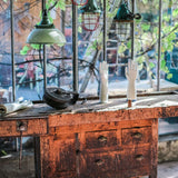 etabli menuisier industriel poste de travail patine d'origine