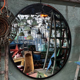 ancien grand miroir convexe 120 cm