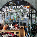 ancien grand miroir convexe 120 cm