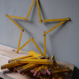 1 meter yellow folding lot old factory