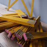 1 meter yellow folding lot old factory