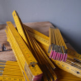 1 meter yellow folding lot old factory