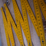 1 meter yellow folding lot old factory