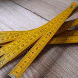 1 meter yellow folding lot old factory