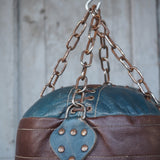 old punching bag, boxing ball, leather ball, Bardou sports Paris