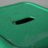TOLIX antique stool in its original green condition