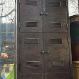 vestiaire grande armoire atelier rangement en 3 parties