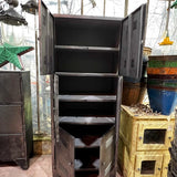 vestiaire grande armoire atelier rangement en 3 parties