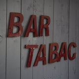 ancienne lettre enseigne Bar Tabac