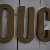 ancienne lettre enseigne Boucherie