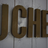 ancienne lettre enseigne Boucherie