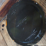 Ancienne plaque emaillée d'usine danger