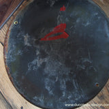 Ancienne plaque emaillée d'usine danger