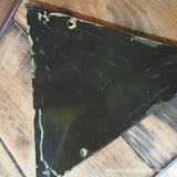 Ancienne plaque emaillée d'usine danger