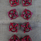 Lot of old factory valves, ideal as industrial drawer knobs