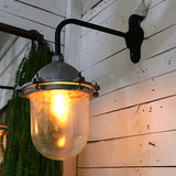 applique Lampe de cour, col de cygne metal industriel