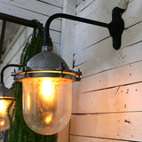 applique Lampe de cour, col de cygne metal industriel