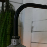 applique Lampe de cour, col de cygne metal industriel