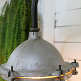 applique Lampe de cour, col de cygne metal industriel