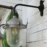 applique Lampe de cour, col de cygne metal industriel