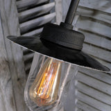 applique Lampe murale de cour, col de cygne exterieur noir