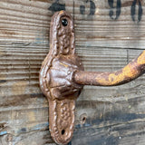 applique potence Lampe de cour, col de cygne exterieur semi courbé n°7