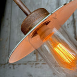 applique potence Lampe de cour, col de cygne exterieur semi courbé n°7