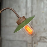 applique potence Lampe de cour, col de cygne exterieur semi courbé n°7