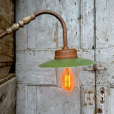 Wall-mounted, gooseneck, right-angle outdoor lamp #8