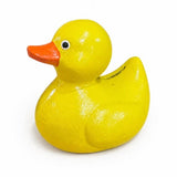 Tirelire canard jaune en fonte
