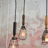 lustre de 3 baladeuse industrielle des USA equipant les caves de new York