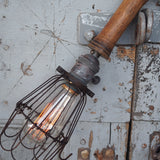 industrial portable lamp from the USA equipping the cellars of New York