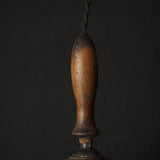 Set of 3 industrial portable lamps from the USA, used in New York cellars