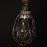 Set of 3 industrial portable lamps from the USA, used in New York cellars