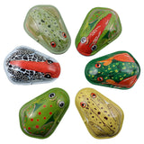 Ensemble de 8 jouets en tôle grenouille cliquetante
