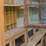 meuble de metier tres grande vitrine herboristerie