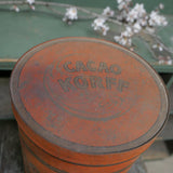 ancienne boite metal cacao Korff , chocolat ( modele 2 )