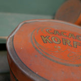 ancienne boite metal cacao Korff , chocolat