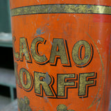 ancienne boite metal cacao Korff , chocolat