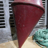 Metal mooring buoy, maritime marker