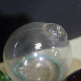 Lot de 3 flotteurs de filet de peche en verre